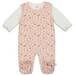 Feetje Mädchen Baby Stramplerset Strampler mit Langarm Shirt 0192 in pink, Kleidergröße:62, Farbe:pink von Feetje