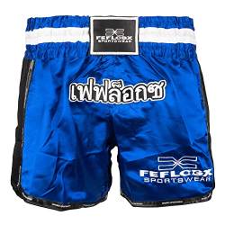 Feflogx Unisex Muay Thai Shorts Profi Fight-Shorts Thaibox Shorts für Kampfsport Boxen Kickboxen Thaiboxen MMA, Kickbox Shorts Thai-Kick-Boxing Hose von Feflogx