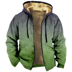 Feibeauty Trachten Strickjacke Herren Warme Jacke Herren Jacke Beheizbar Herren Jacken Mäntel Herren Hoodie Mit Reißverschluss Regenjacke Leicht Herren Herren Bomberjacke (Khaki, Xxl) von Feibeauty