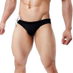 Feicuan Herren Comfort Badehosen Schwimmhose Swimwear Briefs -L09 von Feicuan