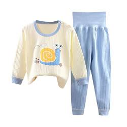 FeiliandaJJ Kleinkind Mädchen Jungen Zweiteiliger Schlafanzug Set Baby Kinder Cartoon Schlafanzüge Nachtwäsche Set Frühling Herbst Winter Langarm Pyjama Set 50 56 62 68 74 80 86 92 von FeiliandaJJ