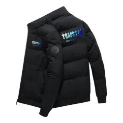 FeiliandaJJ Trapstar Herren Winterjacke Steppjacke, Trapstar Junge Teenager Ultraleichte Stehkragen Jacke Winter Männer Warme Mantel Übergangsjacke Steppjacke Cottonjacken von FeiliandaJJ