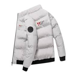 FeiliandaJJ Trapstar Herren Winterjacke Steppjacke, Trapstar Junge Teenager Ultraleichte Stehkragen Jacke Winter Männer Warme Mantel Übergangsjacke Steppjacke Cottonjacken von FeiliandaJJ