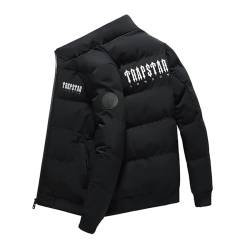 FeiliandaJJ Trapstar Herren Winterjacke Steppjacke, Trapstar Junge Teenager Ultraleichte Stehkragen Jacke Winter Männer Warme Mantel Übergangsjacke Steppjacke Cottonjacken von FeiliandaJJ