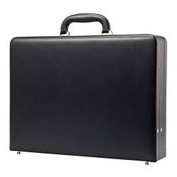 Hard Attaché Aktentaschen für Damen & Herren/Slim Hardside Laptop Case mit Zahlenschlössern, schwarz (Schwarz) - D2820 von Feixueer