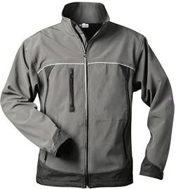 Elysee Softshell-Jacke - grau/schwarz - Größe: 4XL von Feldtmann