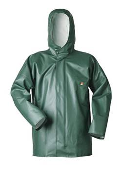 Feldtmann Regenjacke Ölzeug Öljacke grün Offshore Vinyl schwere Qualität 540g Gr. XXL von Feldtmann