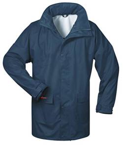Norway PU Regen-Jacke mit Kapuze - Marine - Größe: 4XL ? von Feldtmann