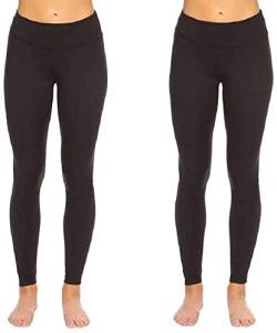 Felina | Sueded Athleisure Performance Legging w/Slimming Waist 2-Pack von Felina