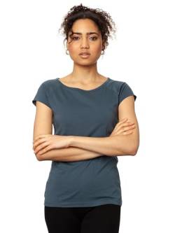 FellHerz Damen T-Shirt Thundercloud, Bio & Fair aus 100% Bio-Baumwolle und unter fairen Bedingungen hergestellt, nachhaltig, vegan, ökologisch (XL) von FellHerz