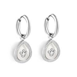 Felsen Mart Fashion Crown Shape Earrings | Ohrringe in Kronenform | Jewellery Gift for Women & Girls | Party Wear Earring, Antiallergic von Felsen Mart