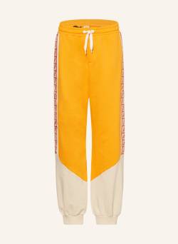 Fendi Sweatpants Mit Galonstreifen orange von Fendi