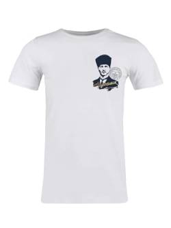 Fenerbahce Ataturk Weiss T-Shirt von Fenerium