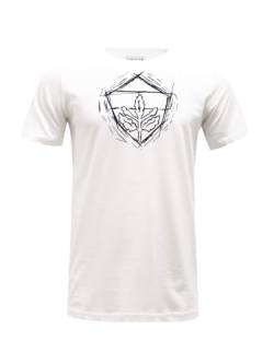 Fenerbahce Herren Tribune Skizzieren Logo T-Shirt Weiss von Fenerium