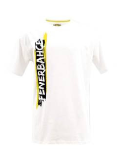 Fenerbahce Herren Weiss Tribune Oversize Fenerbahce T-Shirt von Fenerium