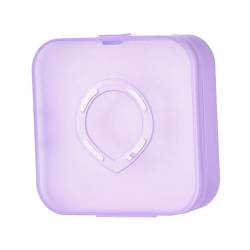 Fenteer Blender Cosmetic Powder Puff Schutzbehälter Aufbewahrungsbox für unterwegs, violett von Fenteer