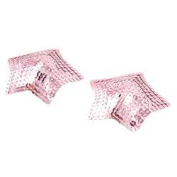 Fenteer Damen Sterne Pailletten Nippelabdeckung Pasties Dessous, Rosa, 7 cm von Fenteer