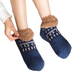 Herbst-Slipper-Socken, Anti-Rutsch-Thermosocken für Damen, Bequeme Socken mit Greifern für Wohnzimmer, Schlafzimmer, Lounge, Esszimmer, Arbeitszimmer, Spielzimmer von Fenytay