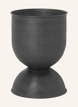Ferm Living Blumentopf Hourglass Small schwarz von Ferm LIVING