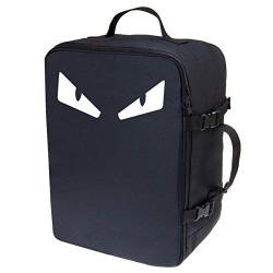 Ferocity Handgepäck für Ryanair Multifunktions Rucksack gepolstert Flugzeugtasche Handtasche Reisetasche gepolstert Koffer für Flugzeug Größe 40x25x20cm Wütende Augen [102] von Ferocity