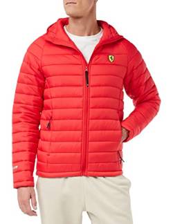 FERRARI Herren SF Steppjacke, Rot, S von Ferrari