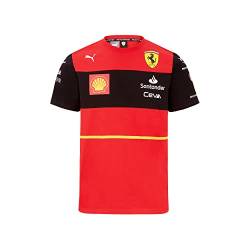 Ferrari Herren Sf Sainz Replica Tee Tshirt, Roter Corsa, XXL von Ferrari