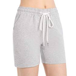 Ferrieswheel Story Sommer Kurze Hose Damen Shorts Kurz Sporthose mit Taschen Schwarz Jogginghose von Ferrieswheel Story