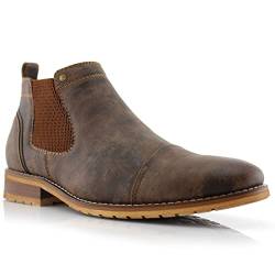 Ferro Aldo Sterling MFA606325 Herren-Stiefeletten, leger, Chelsea, zum Reinschlüpfen, braun, 41.5 EU von Ferro Aldo