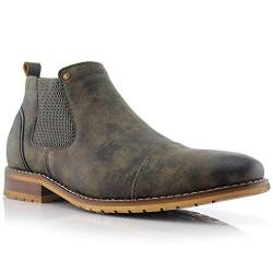 Ferro Aldo Sterling MFA606325 Herren-Stiefeletten, leger, Chelsea, zum Reinschlüpfen, grau, 42 EU von Ferro Aldo