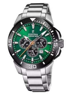 Festina Chrono F20641/A Fahrraduhr, zweifarbig, Edelstahl von Festina