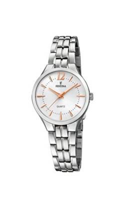 Festina Damen Analog Quarz Uhr mit Edelstahl Armband F20216/1 von Festina