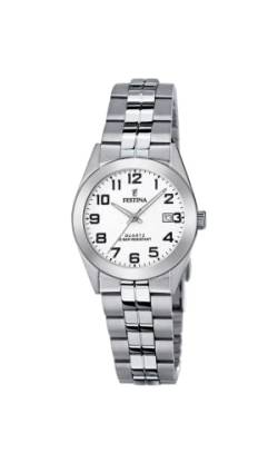 Festina Damen Analog Quarz Uhr mit Edelstahl Armband F20438/1 von Festina
