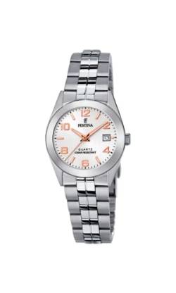 Festina Damen Analog Quarz Uhr mit Edelstahl Armband F20438/4 von Festina
