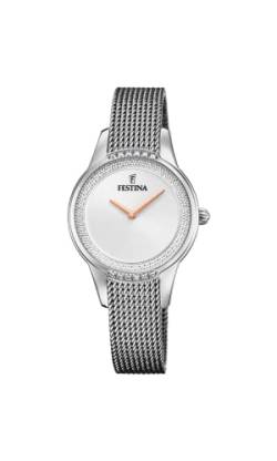 Festina Damen Analog Quarz Uhr mit Edelstahl Armband F20494/1 von Festina