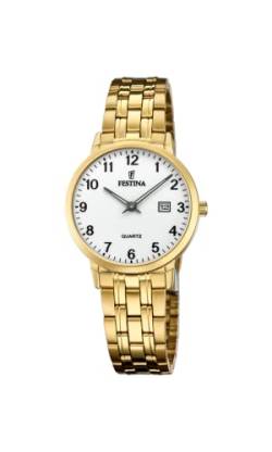 Festina Damen Analog Quarz Uhr mit Edelstahl Armband F20514/1 von Festina