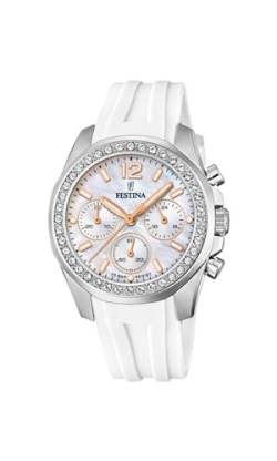 Festina Damen Analog Quarz Uhr mit Gummi Armband F20610/1 von Festina