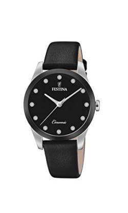 Festina Damen Analog Quarz Uhr mit Leder Armband F20473/3 von Festina