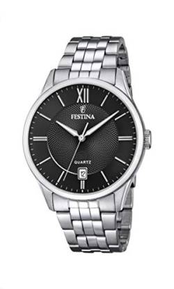 Festina Herren Analog Quarz Uhr mit Edelstahl Armband F20425/3 von Festina