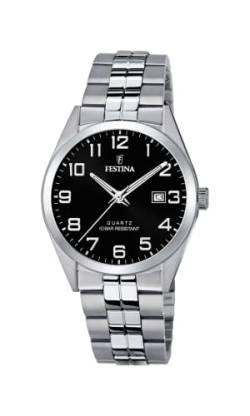 Festina Herren Analog Quarz Uhr mit Edelstahl Armband F20437/4 von Festina