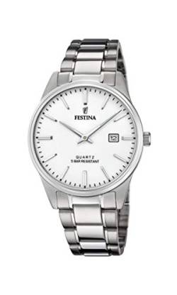 Festina Herren Analog Quarz Uhr mit Edelstahl Armband F20511/2 von Festina