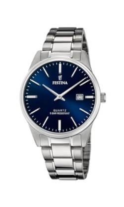 Festina Herren Analog Quarz Uhr mit Edelstahl Armband F20511/3 von Festina