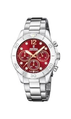 Festina Herren Analog Quarz Uhr mit Edelstahl Armband F20603/2 von Festina