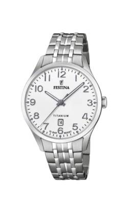 Festina Herren Analog Quarz Uhr mit Titan Armband F20466/1 von Festina