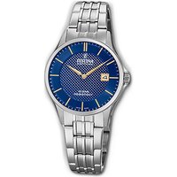 Festina Quarzuhr Festina Edelstahl Damen Uhr, Damenuhr Edelstahlarmband silber, rund, klein (ca. 29mm) von Festina