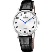 Festina Quarzuhr Festina Uhr für Herren F20012/5 Leder Armband, (1-tlg) von Festina