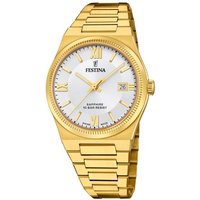 Festina Schweizer Uhr Festina Uhr für Herren Swiss Made F20038/1 Edelstahl, (1-tlg) von Festina