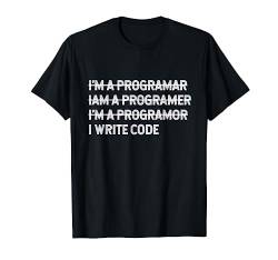 Ich bin ein Programmierer Ich bin ein Programmierer Ich bin ein Programmierer Funny Nerd T-Shirt von Festivallr