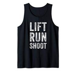Lift Run Shoot Fitness Tank Top von Festivallr