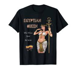 Alte ägyptische Königin herrschende Welt Pharao Familie bday Xmas T-Shirt von Fetinista