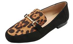 Feversole Damen Fashion Trim Deco Loafer Hausschuhe, D'orsay Loafer von Feversole